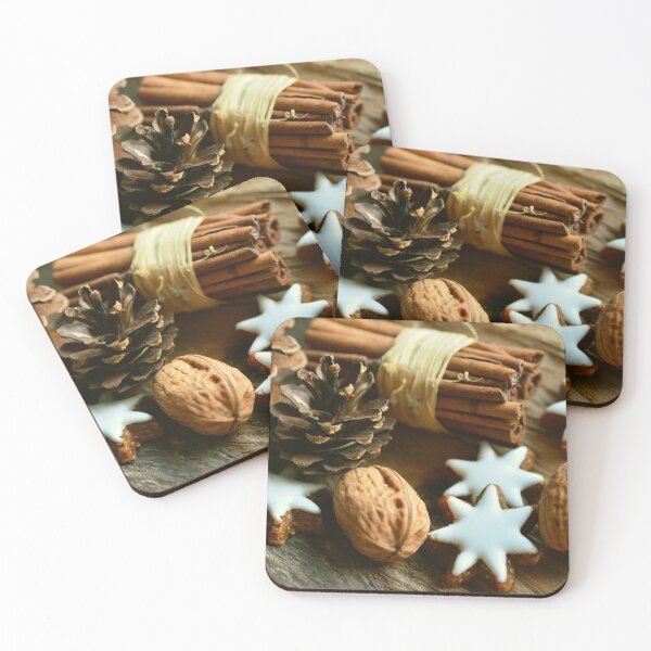 Item preview, Cookies Nuts Cinnamon sticks Christmas pine cones Nature Food Christmas decorations designed and sold by MonArtisteSam.