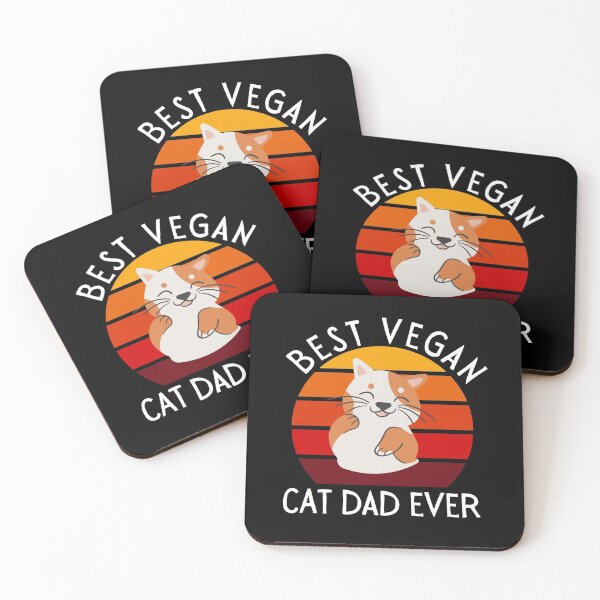 Item preview, Best Vegan Cat Dad Ever designed and sold by Oceanarium.