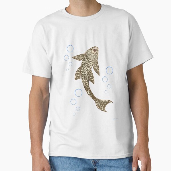 Vista previa del artículo con la obra «Pleco», diseñado y vendido por strillersthecat.
