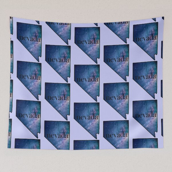 Item preview, Nevada State Outline Galaxy designed and sold by Nichestalgia.
