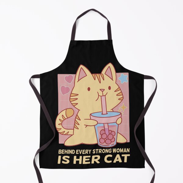Item preview, Behind Every Strong Woman Is Her Cat designed and sold by solimangomaa.