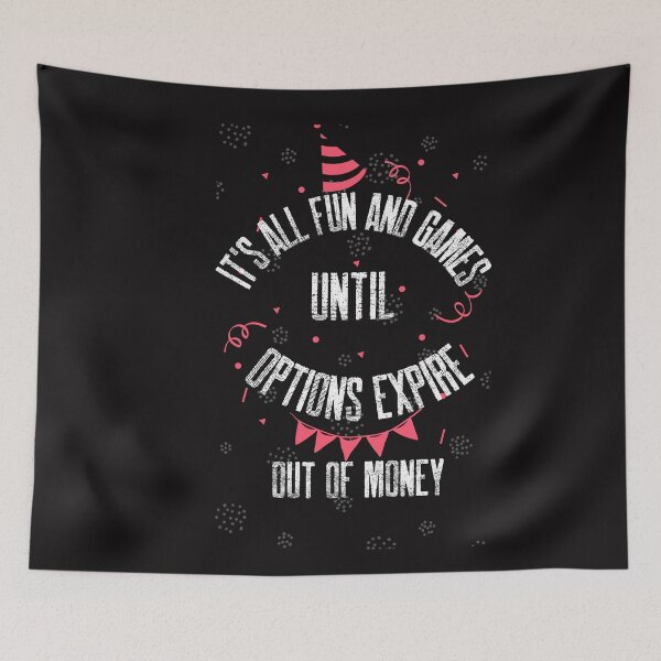 Item preview, It's all fun and games - Options lover - Unique gift for stock market, crypto, options trader, forex traders and day traders designed and sold by TradingTeesKids.