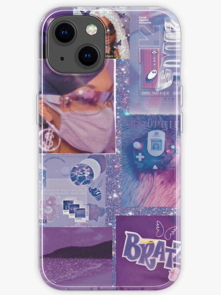 Cyber Y2k A Purple Aesthetic Phone Case Iphone Case For Sale By Xynooutlet Redbubble