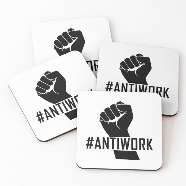 Item preview, Hashtag Antiwork Fist designed and sold by voltzandvoices.