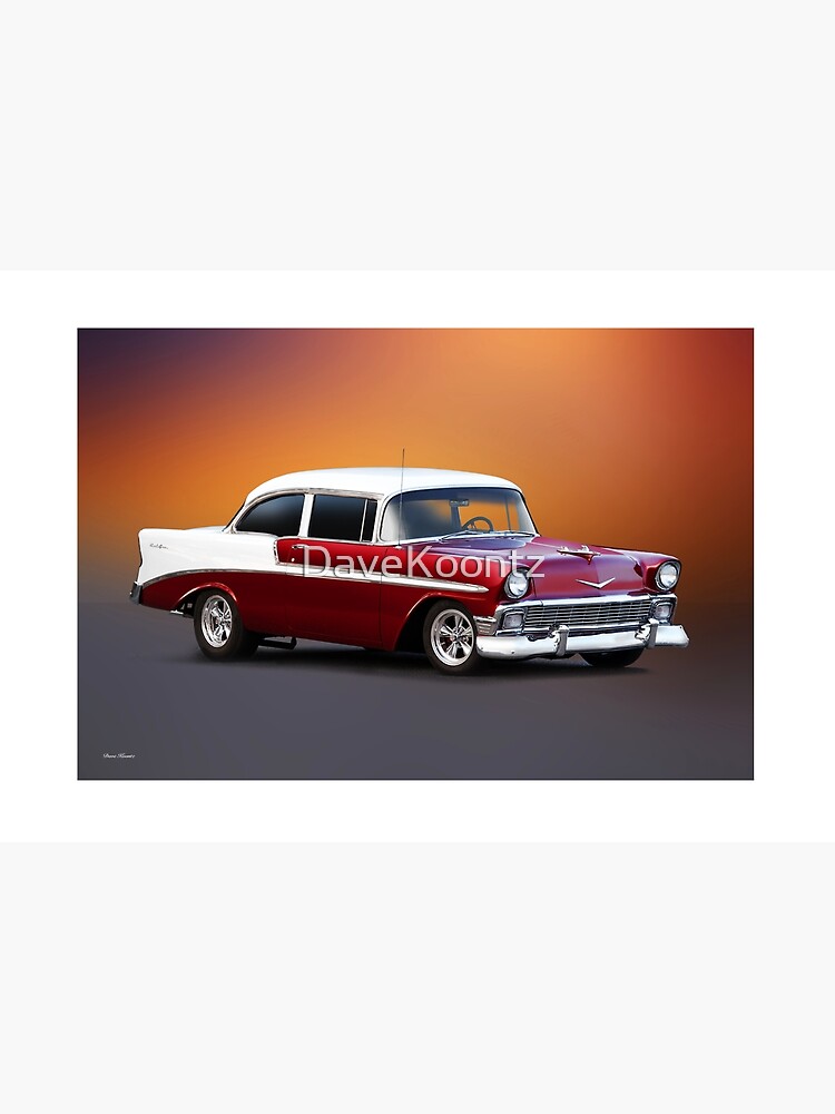 Thumbnail 2 of 2, Jigsaw Puzzle, 1956 Chevrolet Bel Air Sedan designed and sold by DaveKoontz.