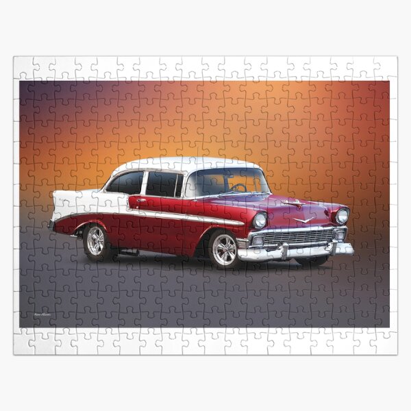 Vista previa del artículo con la obra «1956 Chevrolet Bel Air Sedán», diseñado y vendido por DaveKoontz.