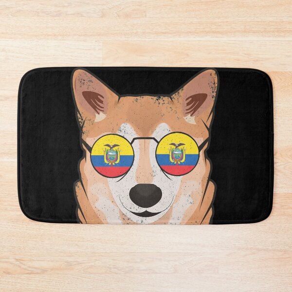 Item preview, Vintage Patriotic Shiba Inu Ecuadorian Flag designed and sold by feether-store.