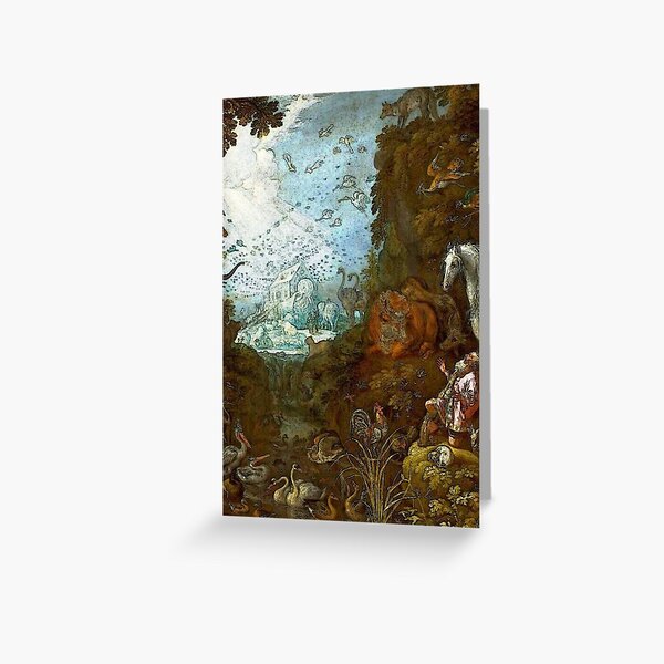 Roelant Savery Noah's Ark - Artistic Interpretation cir 1637 Greeting Card