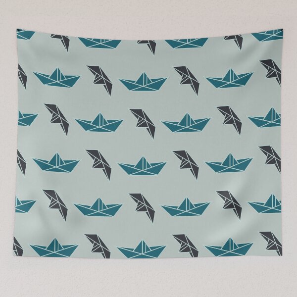 Item preview, Paper boats - maritime design designed and sold by AGNATA Design.