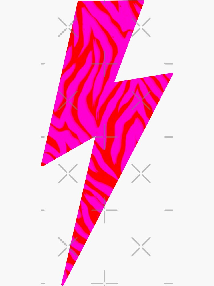 Pink and Orange Zebra Vinyl