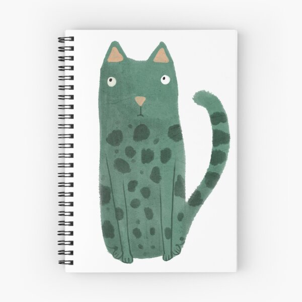 Item preview, Green Cat Illustration designed and sold by Floriage.