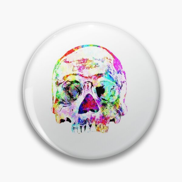 Item preview, Orthopedic Art skull multicolor designed and sold by UnseenCreations.