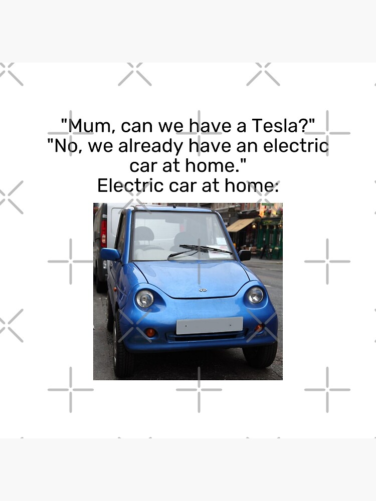 "Funny Electric Vehicle Meme" Poster by MonkTee Redbubble