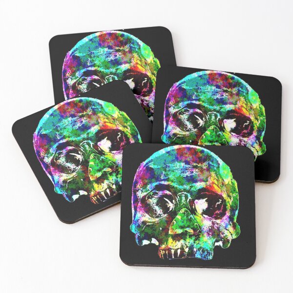Item preview, Orthopedic Art skull multicolor design designed and sold by UnseenCreations.