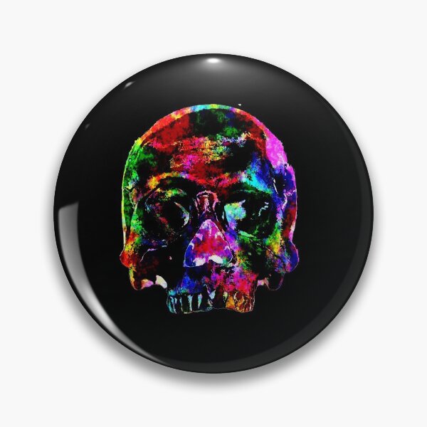 Item preview, Orthopedic Art - skull multicolor art designed and sold by UnseenCreations.