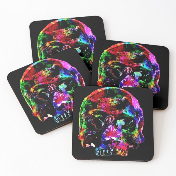 Item preview, Orthopedic Art - skull multicolor art designed and sold by UnseenCreations.