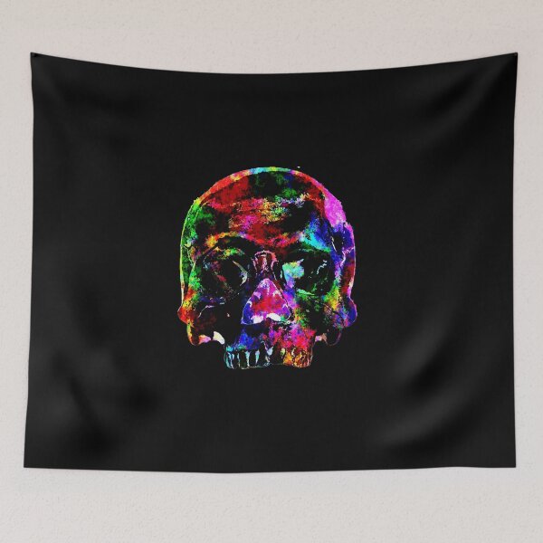 Item preview, Orthopedic Art - skull multicolor art designed and sold by UnseenCreations.