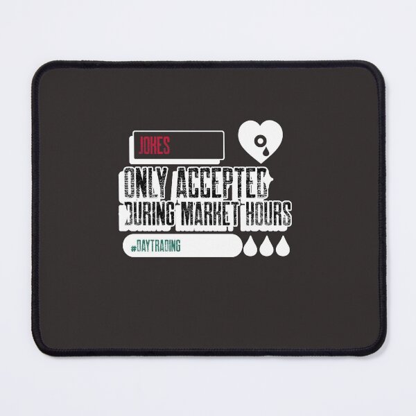 Item preview, Jokes only accepted during market hours - Trading lover - Unique gift for stock market, crypto, options trader, forex traders and day traders designed and sold by TradingTeesKids.