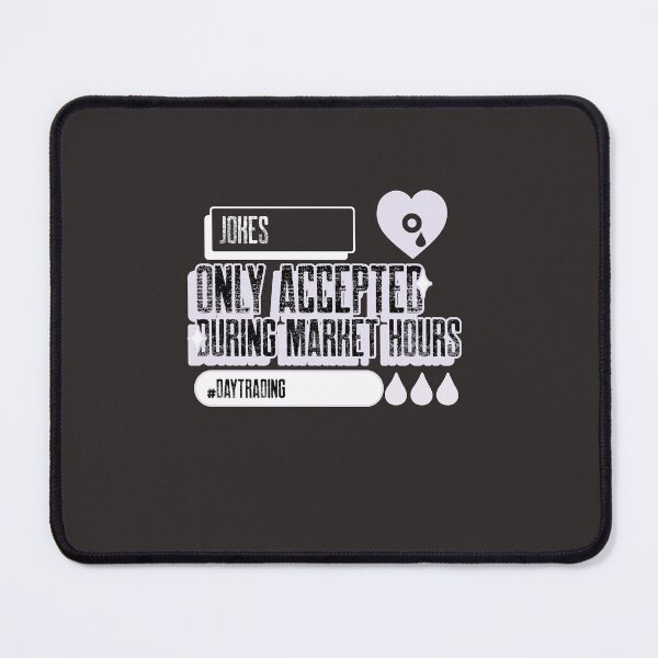 Item preview, Jokes only accepted during market hours - Trading lover - Unique gift for stock market, crypto, options trader, forex traders and day traders designed and sold by TradingTeesKids.