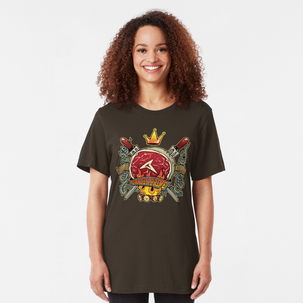 Flame Licked Grade A Prime Slim Fit T-Shirt
