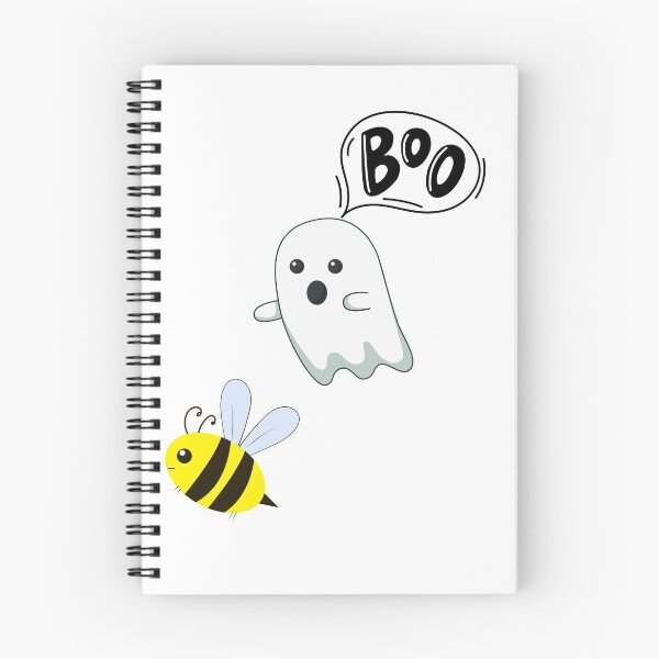 Item preview, Boo and bees art Ghost caching Bees designed and sold by MindOfCreation.