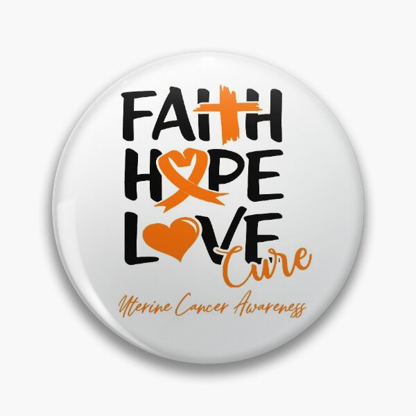 Item preview, Faith Hope Love Cure Uterine Cancer Awareness designed and sold by Grooffos.