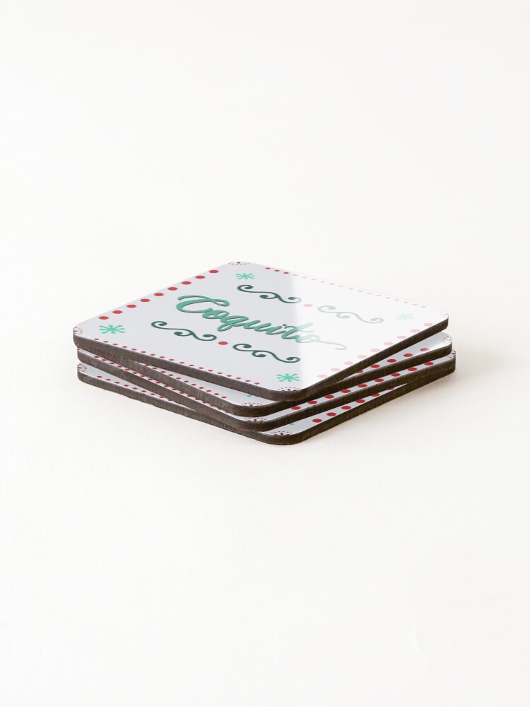 Thumbnail 4 of 5, Coasters (Set of 4), Coquito designed and sold by RojasDesign.