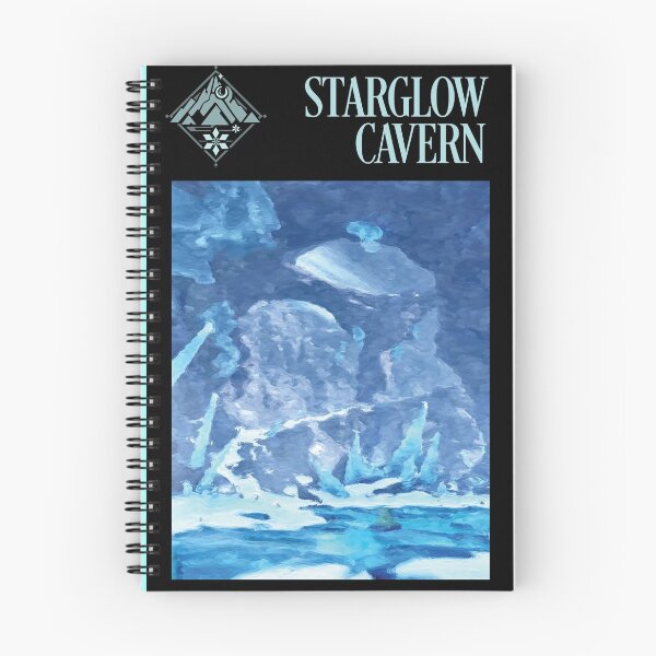 Item preview, Starglow Cavern Travel Poster designed and sold by genshinmages.