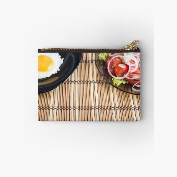 Item preview, Natural homemade breakfast of fried egg and salad designed and sold by vladromensky.