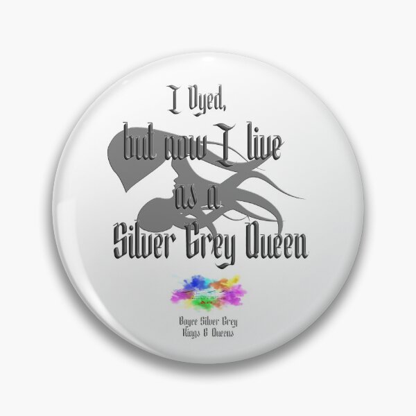 Item preview,  Live as a silver grey queen [Black logo] designed and sold by markyboyce247.