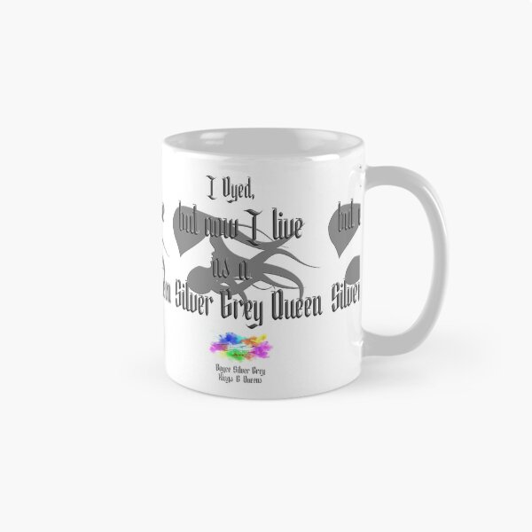 Item preview,  Live as a silver grey queen [Black logo] designed and sold by markyboyce247.
