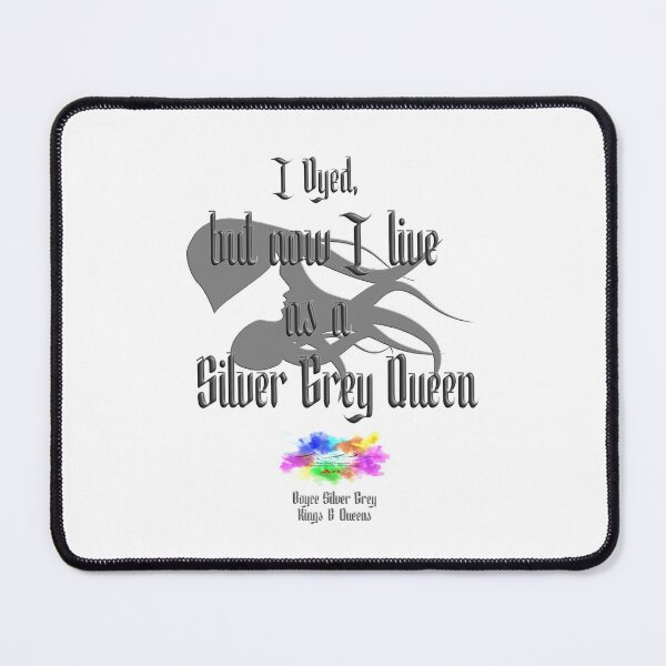 Item preview,  Live as a silver grey queen [Black logo] designed and sold by markyboyce247.