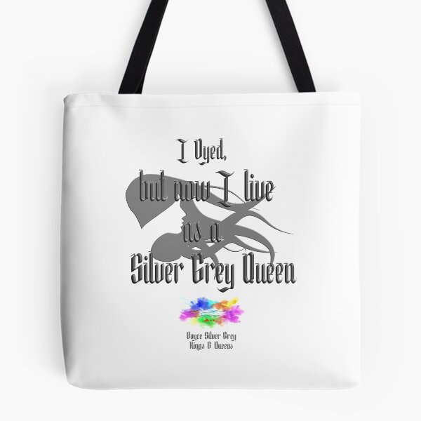 Item preview,  Live as a silver grey queen [Black logo] designed and sold by markyboyce247.