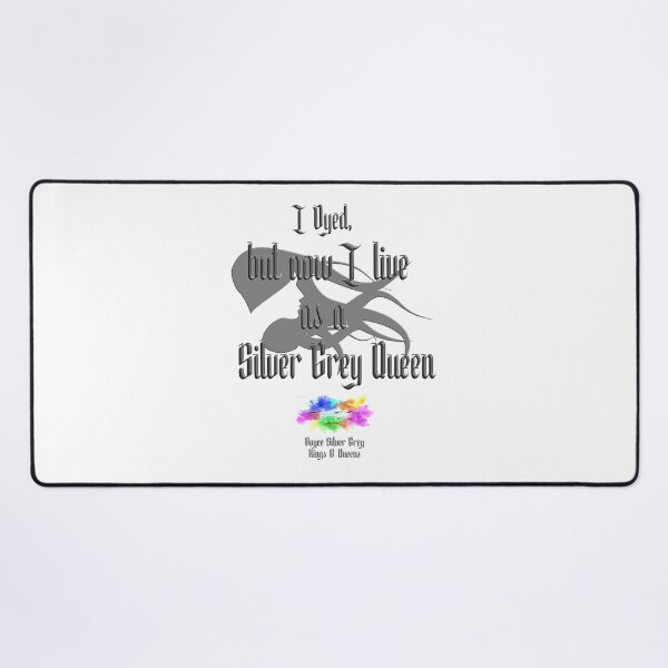 Item preview,  Live as a silver grey queen [Black logo] designed and sold by markyboyce247.