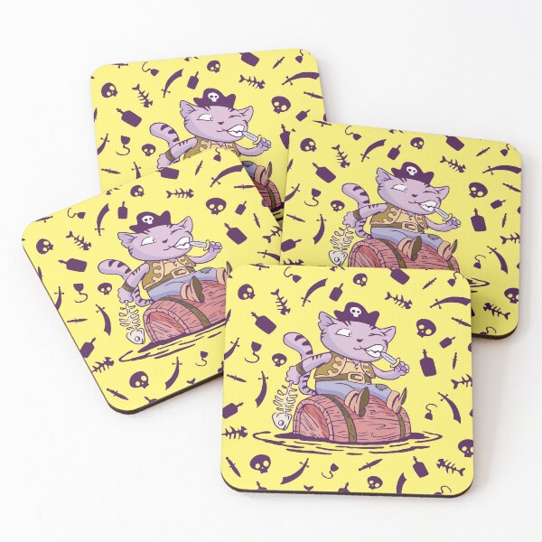 Item preview, Pirate Cat Pattern designed and sold by MizzKarizmah.