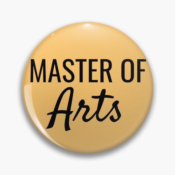 Item preview, Master of Arts Block and Cursive University Text Design designed and sold by SarahJisri.