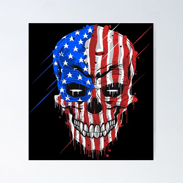 Item preview,  Skull Art  Digital style Aggressive  Vintage designed and sold by AEGMEDIA.