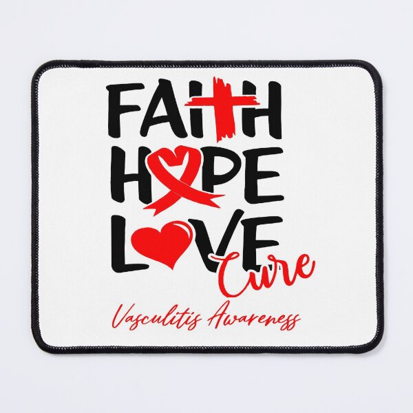 Item preview, Faith Hope Love Cure Vasculitis Awareness designed and sold by Grooffos.