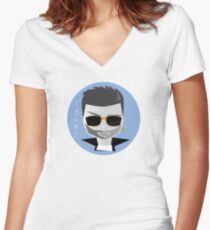 Tribute Women's Fitted V-Neck T-Shirt