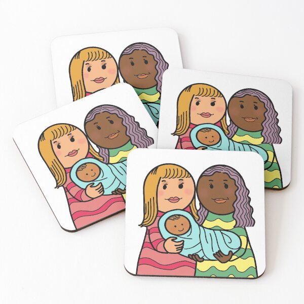 Item preview, Happy Young Lesbian Family designed and sold by Nalidsa Sukprasert.
