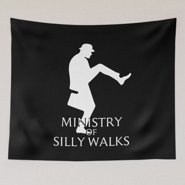 Item preview, Ministry of Silly Walks white designed and sold by chillstudio.