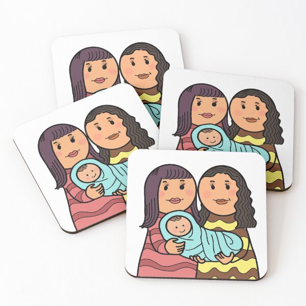 Item preview, Happy Young Lesbian Family designed and sold by Nalidsa Sukprasert.