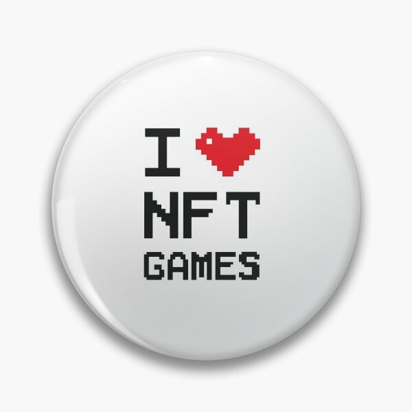 Item preview, I love NFT Games in white background - digital tokens games - cryptocurrency -  Ethereum blockchain designed and sold by happyrays.