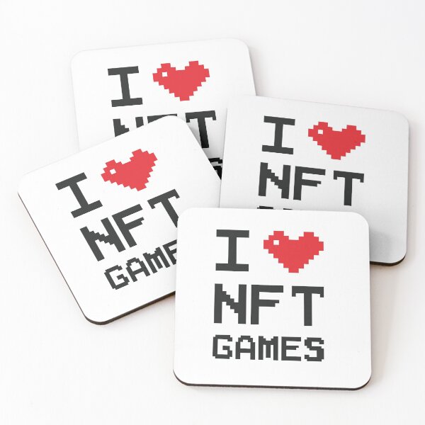Item preview, I love NFT Games in white background - digital tokens games - cryptocurrency -  Ethereum blockchain designed and sold by happyrays.