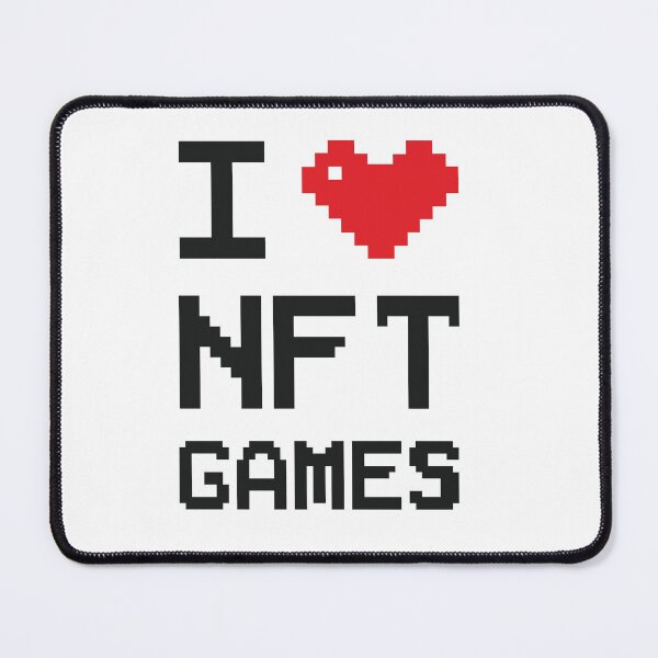 Item preview, I love NFT Games in white background - digital tokens games - cryptocurrency -  Ethereum blockchain designed and sold by happyrays.