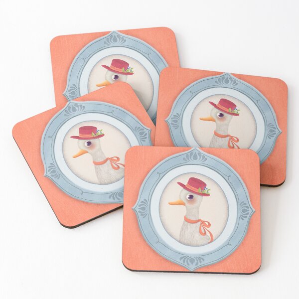 Item preview, Funny framed Goose, whimsical and cute designed and sold by ellastella.