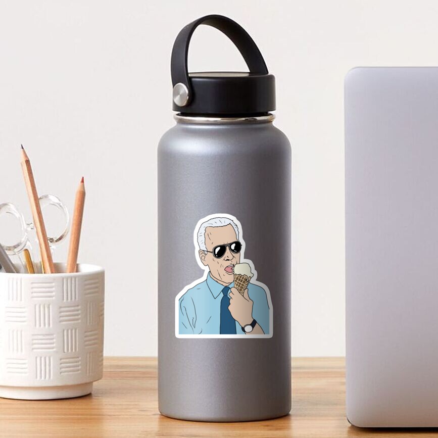 Joe Biden Loves Ice Cream Sticker