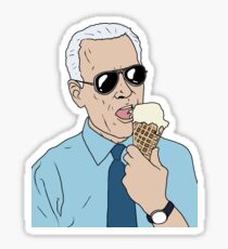 Joe Biden Loves Ice Cream Sticker