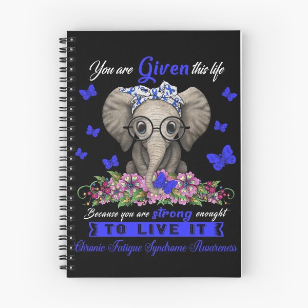 Item preview, Chronic Fatigue Syndrome Warrior Cute Elephant Lover Gifts designed and sold by Adropine.