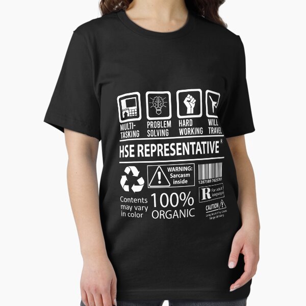 Item preview, Hse Representative T Shirt - MultiTasking Certified Job Gift Item Tee designed and sold by andahanson.